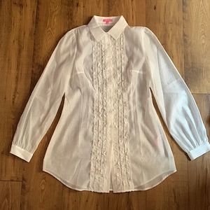 sheer dress shirt. clueless look a like